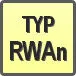 Piktogram - Typ: RWAn